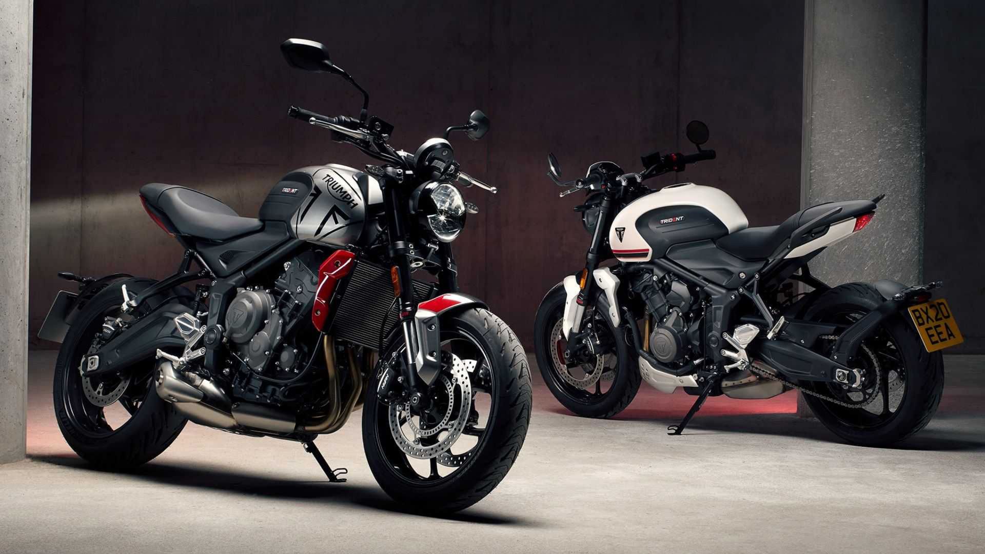 Photos moto roadster anglais Triumph Trident 660