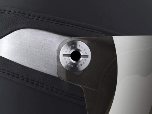 Casque de moto Hugo Boss noir mat Black