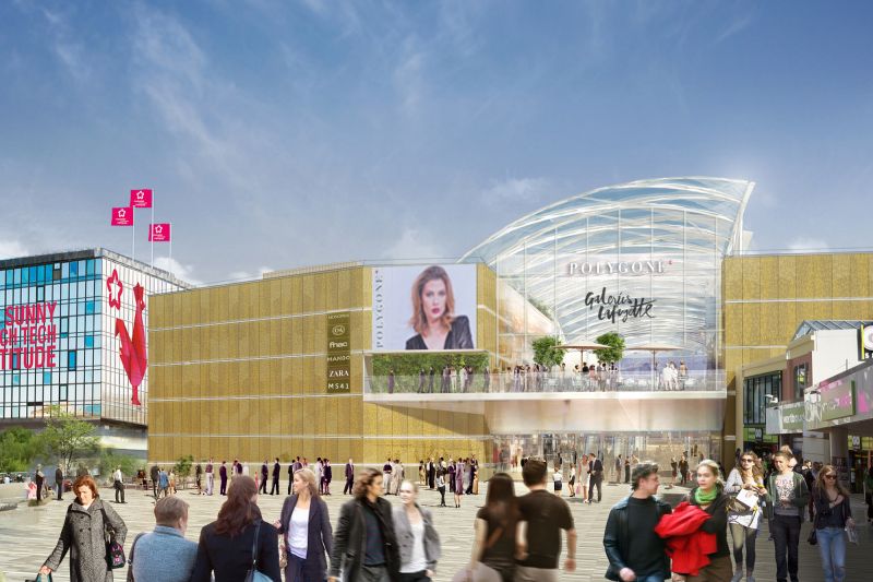 Rénovation centre commercial Polygone Montpellier Socri