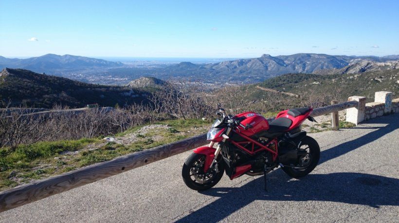 Balade moto au col de l'Espigoulier