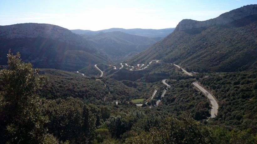 Balade moto sur la Sainte Baume