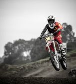 Moto cross bosse