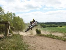 Moto cross nature