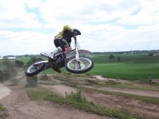 Moto cross cabre